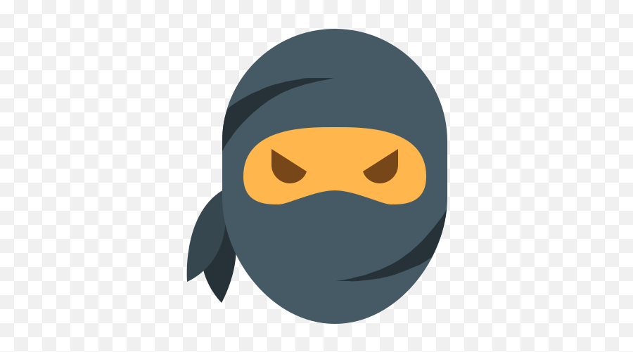 Ninja Head Icon - Free Download Png And Vector Cartoon Ninja Head Png Emoji,Emoji Samurai