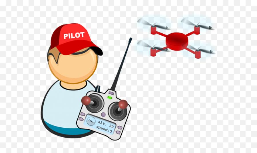 Drone Pilot Clipart - Drone Clipart Emoji,Drone Emoji
