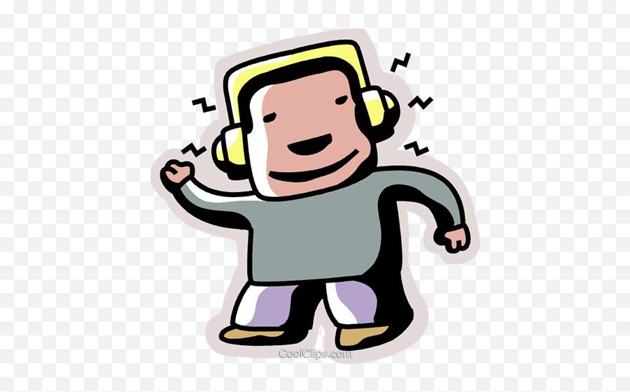 Listening To Music Clipart Png - Hören Zu Clipart Emoji,Emoji Listening To Music