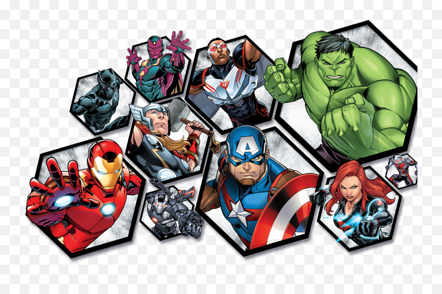 Avengers Characters Logo Png - Transparent Marvel Avengers Png Emoji,Avenger Emoji