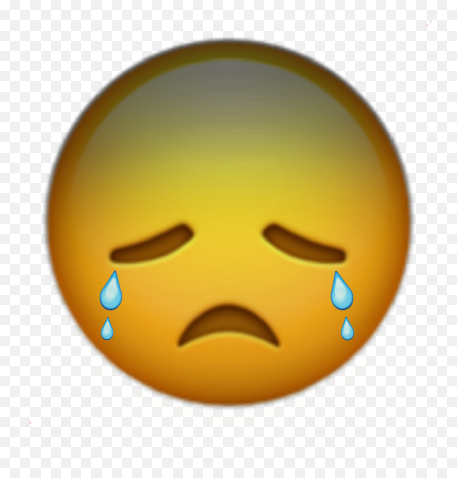 Sad Emoji Sademoji Cry Tear Sticker By This Is Vicky - Happy,Disappointed Emoticon