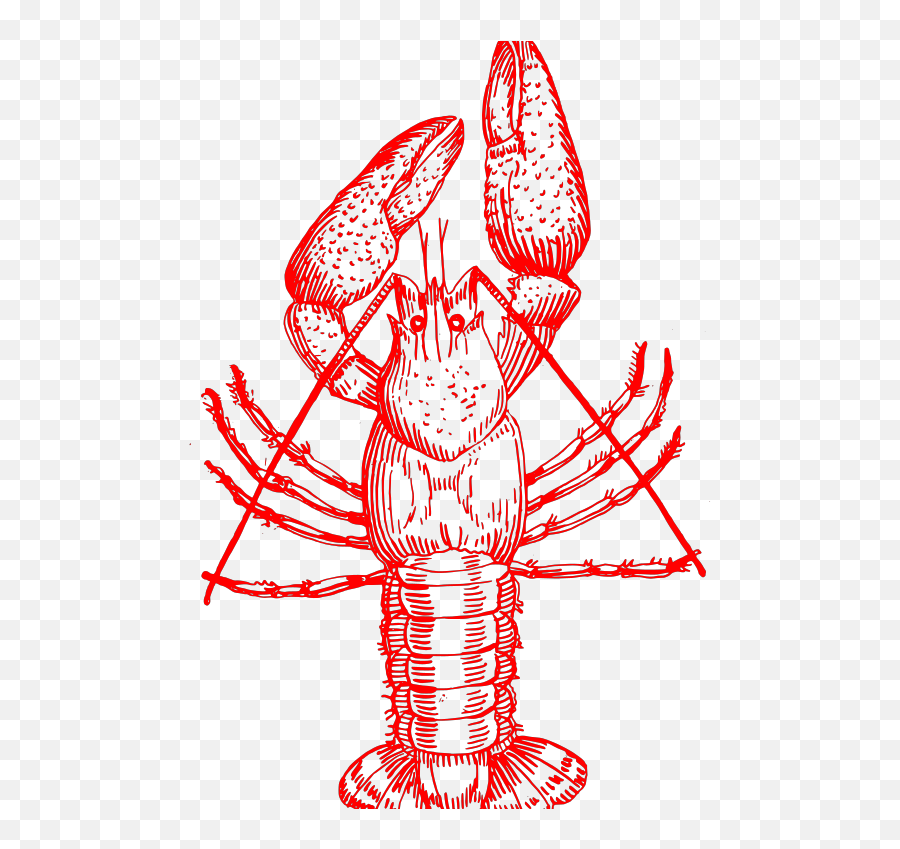 Crawfish B And W Png Svg Clip Art For Web - Download Clip Crawfish Drawing Emoji,Crawfish Emoji