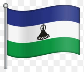 Lesotho Flag Emoji - Vertical,Emoji Flag