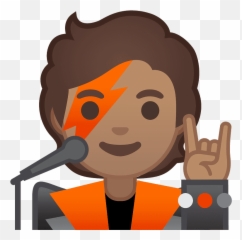 Singer Emoji Clipart - Man