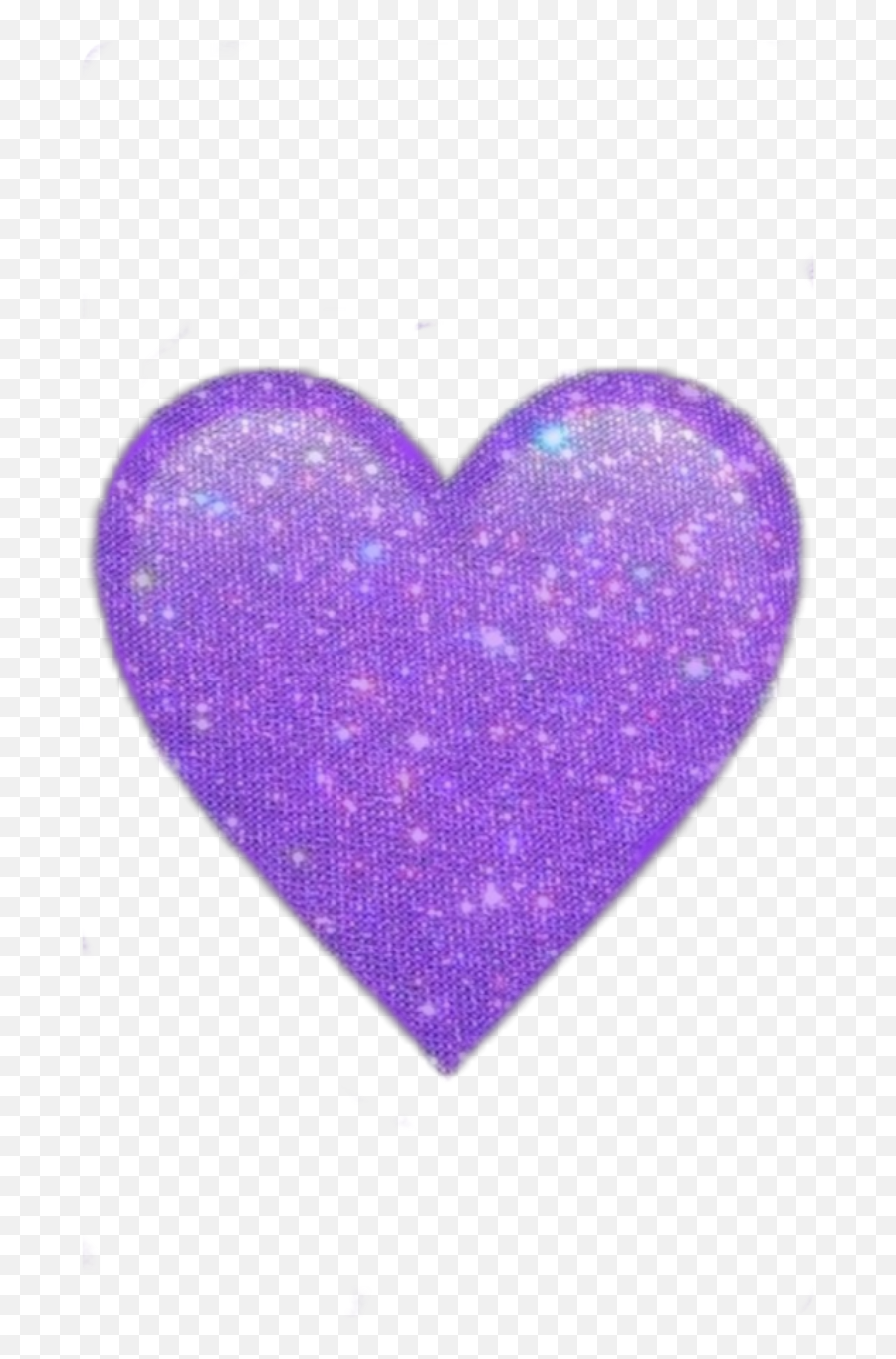 Purple Emoji Heart Aesthetic Sticker - Girly,Purple Emoji Heart