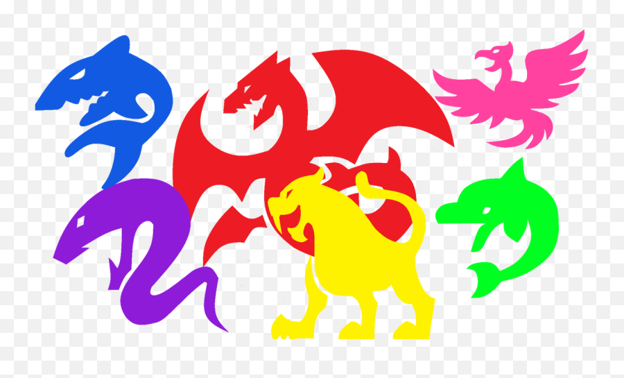 Powerrangers Dragon Snake Sticker By Spyro - Senpai Dragon Phoenix Snake Tiger Shark Emoji,Power Rangers Emoji