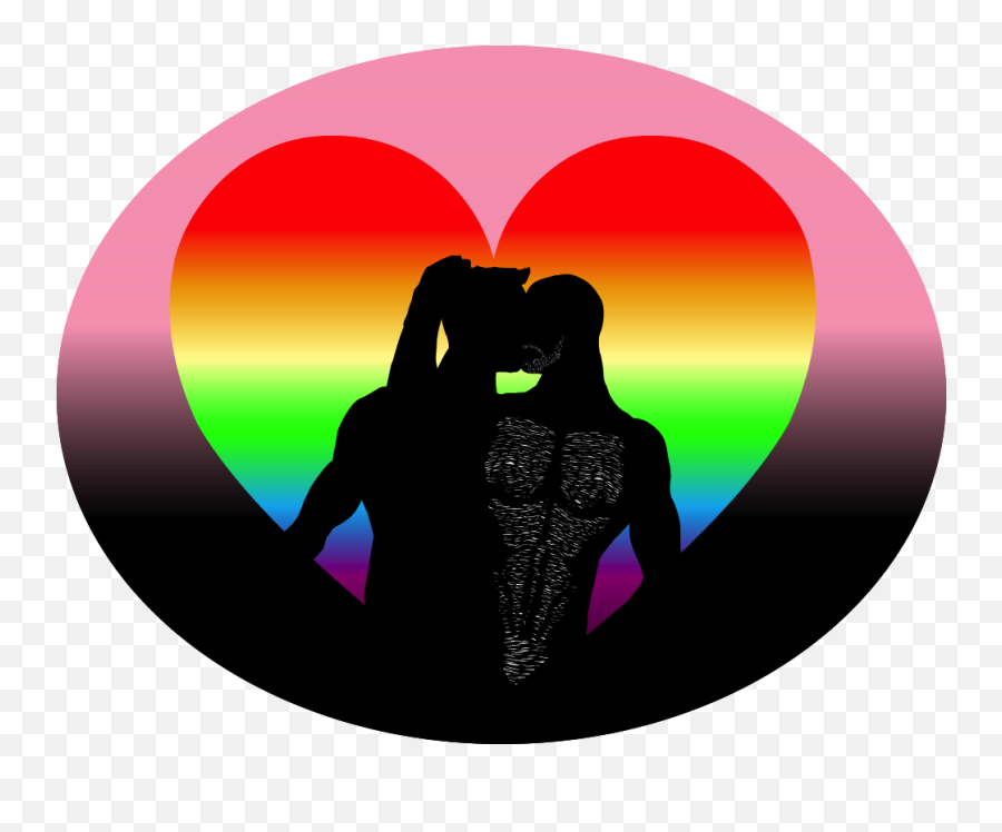 Download Lgbt Silhouette - Love Png Image With No Background Romantic Emoji,No Lgbt Emoji