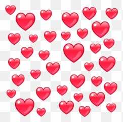 Emoji Background Heart Pink Red Emojibackground Heartcr - Heart,Emojidex