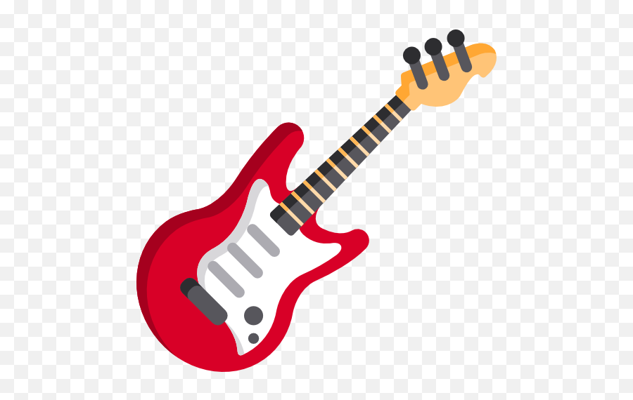 Guitar Icon Png At Getdrawings - Electric Guitar Flat Icon Emoji,Emoji Guitar