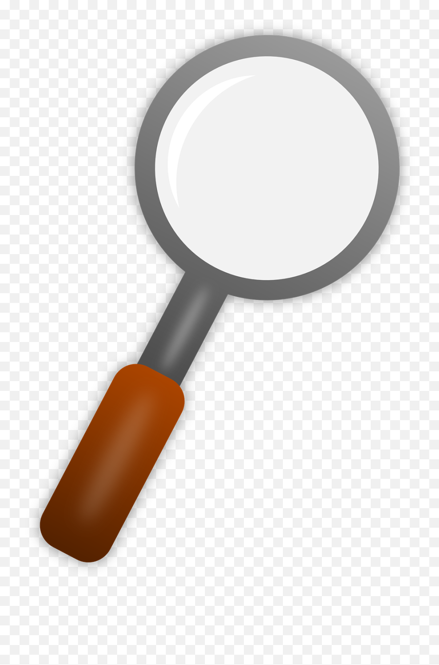 Lens Magnifying Glass Loupe Magnifier - Magnifying Glass Illustration Free Emoji,Frying Pan Emoji