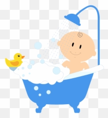 Baby Boy Free To Use Clip Art - Baby Bath Time Clipart Emoji,Baby Boy Emoji