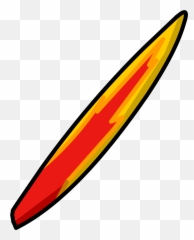 Clipart Summer Surfboard Transparent - Weapon Emoji
