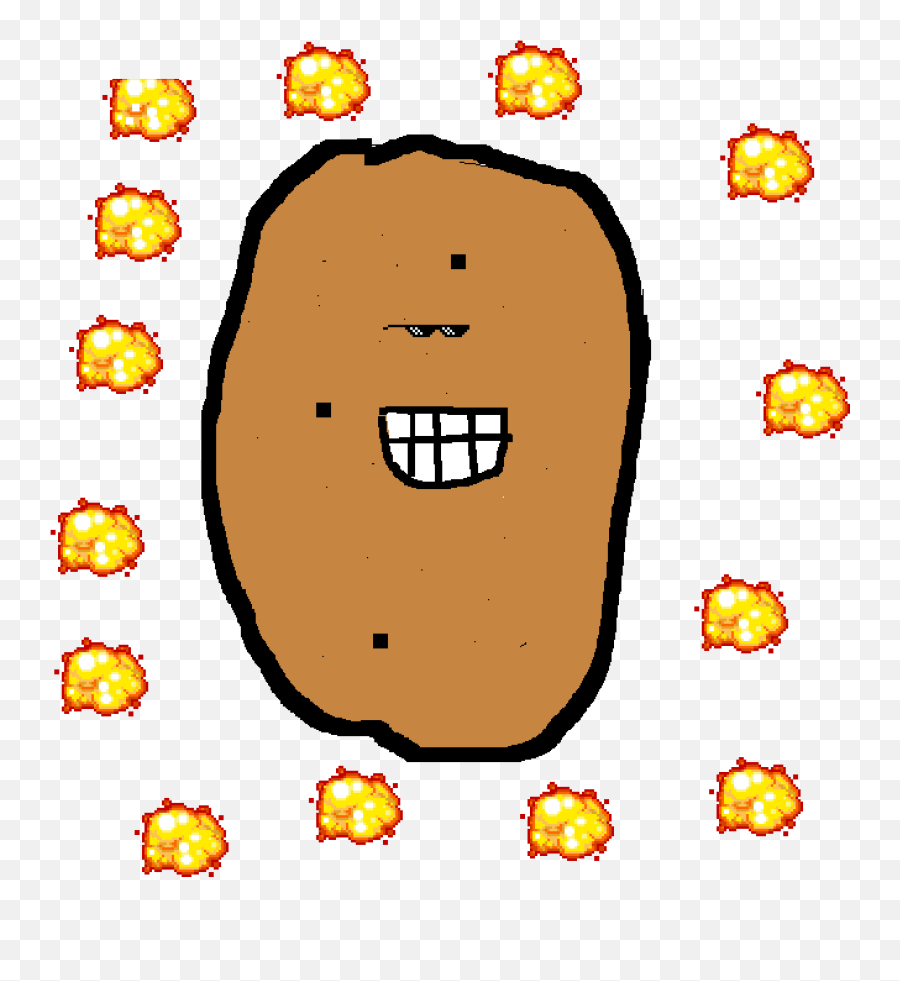 A Potato Flew Around My Room Clipart - Cartoon Emoji,Baked Potato Emoji