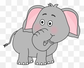 Cute Baby Elephant Clip Art - Elephant Clipart Transparent Emoji,Elephant Emoticon