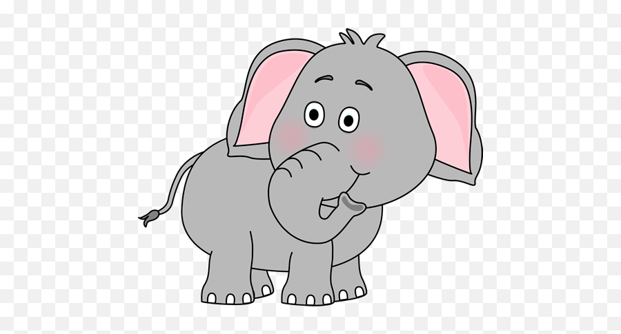 Cute Baby Elephant Clip Art - Elephant Clipart Transparent Emoji,Elephant Emoticon