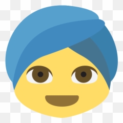 Emojione 1f473 - Sultan Emoji,Eye Emoji