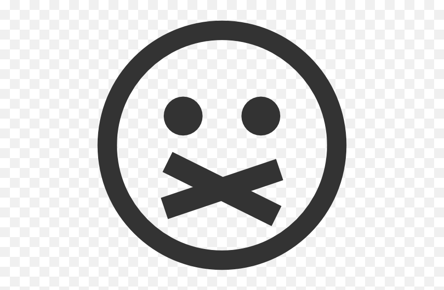 Shut Up Emoticons - Creative Commons Icons Emoji,Shut Up Emoticon