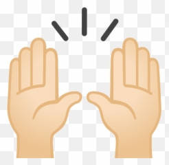 Light Skin Tone Emoji - Raising Hands Emoji,Ud83c Emoji
