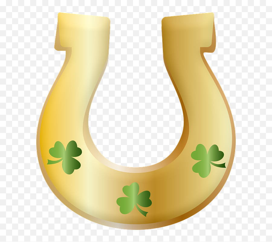 Horseshoe St Patricks Day Shamrock - St Patricks Day Horseshoe Emoji,Shamrock Emoji For Facebook