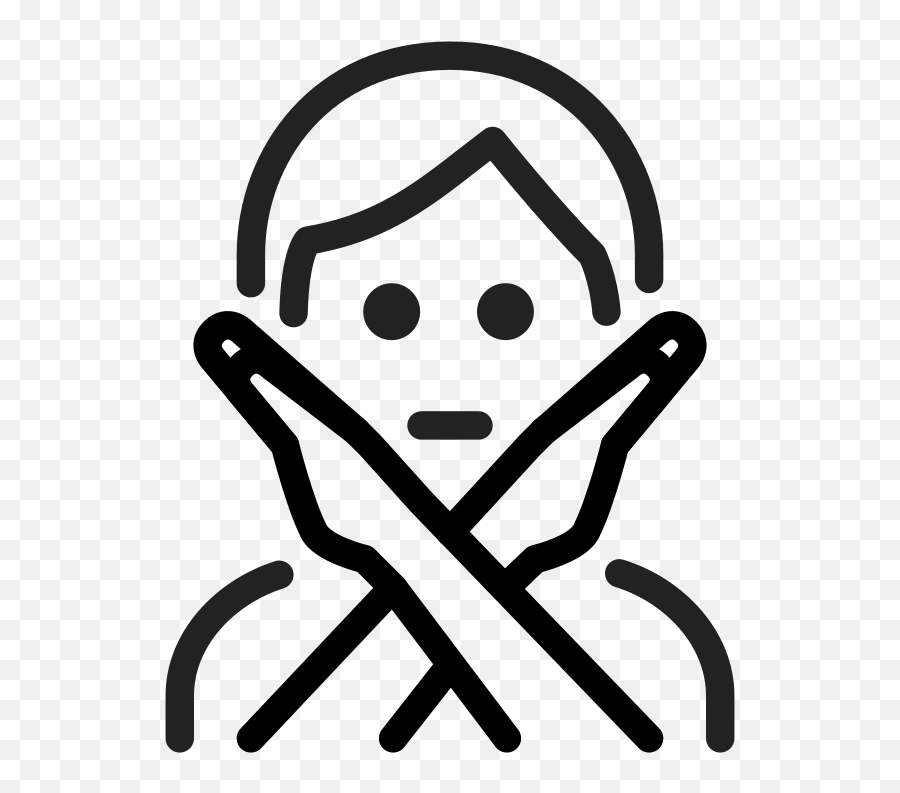 Openmoji - Clip Art Emoji,Hand Over Face Emoji