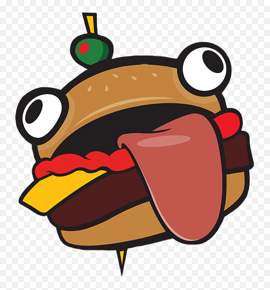 Fortnite Burger Clipart - Fortnite Durr Burger Head Emoji,Fortnite Emoji