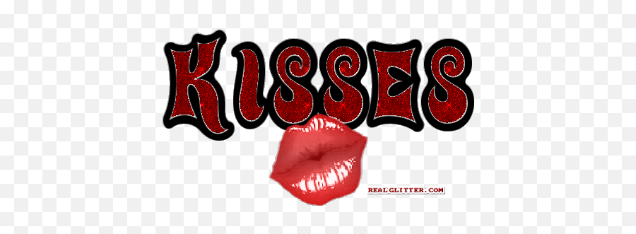 Kisses Glitter - Kisses Emoji,Hug And Kisses Emoticon