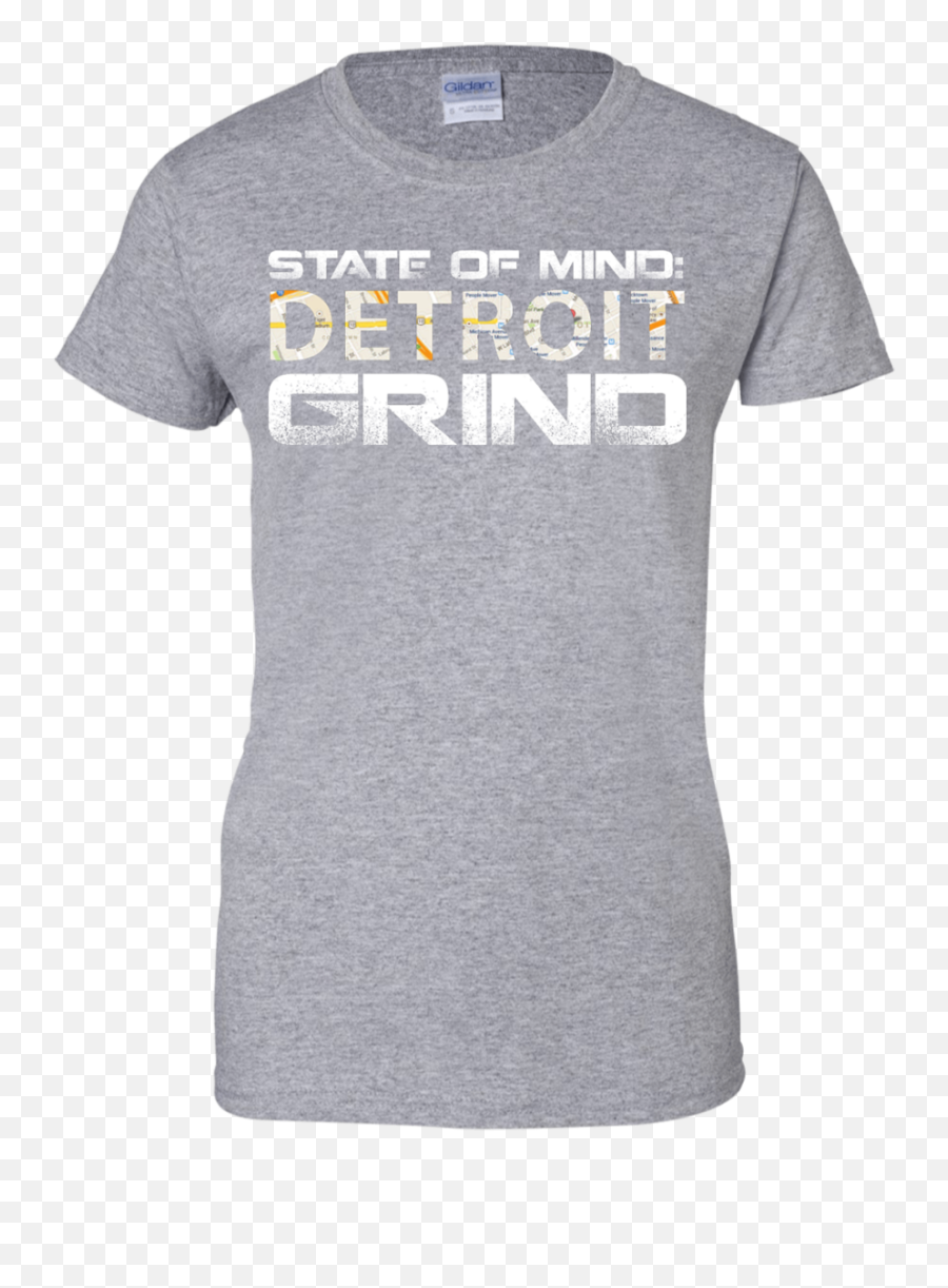 Detroit Grind Gildan Ladiesu0027 100 Cotton T - Shirt T Shirts Active Shirt Emoji,Zenyatta Emoji