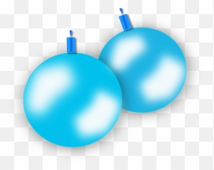 Blue Christmas Ornaments Balls Decorative - Gold Christmas Ball Vector Free Emoji,Emoji Christmas Ornaments