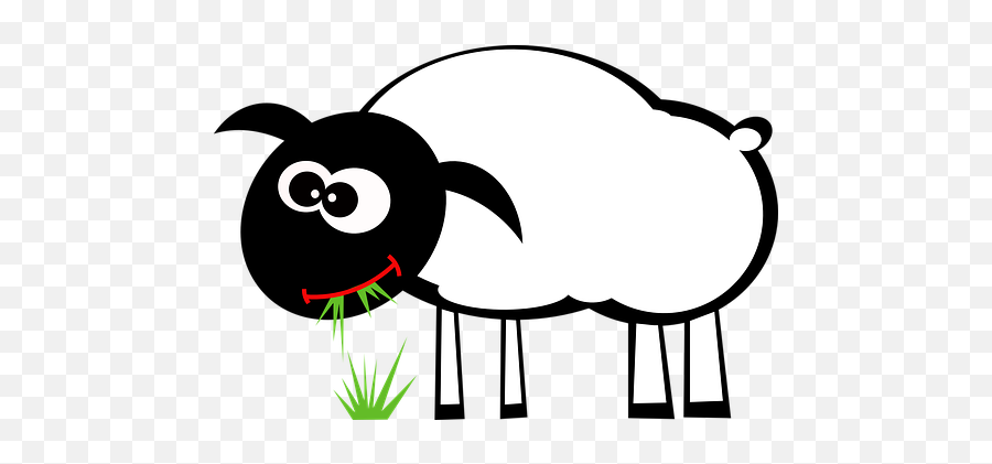 100 Free Lamb U0026 Sheep Illustrations - Pixabay Sheep Eating Grass Clipart Emoji,Cow Chop Emoji