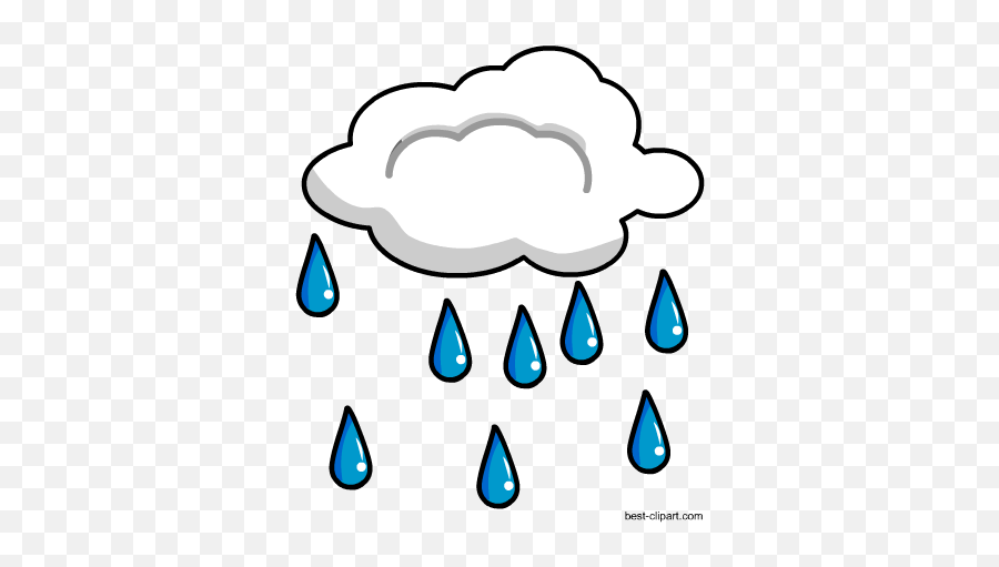 Free Png Cloud Clip Art - Clip Art Emoji,Rain Drops Emoji