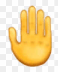 We Ranked All 77 Of The New Emoji - Hand Png Left
