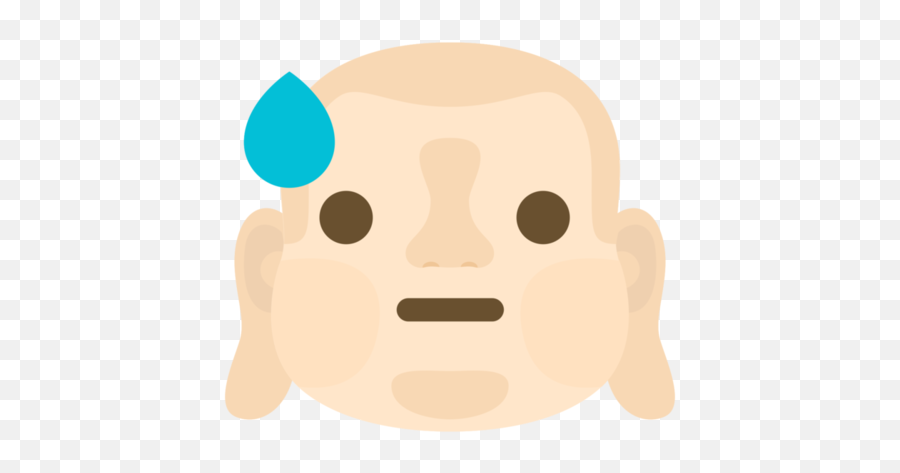 Free Emoji Buddha Face Sweat Png With - For Adult,Sweat Emoji