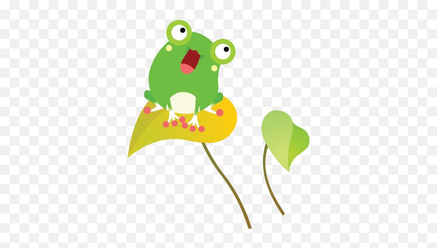 Kids Singing Frog Wall Sticker - Cartoon Emoji,Singing Emoji