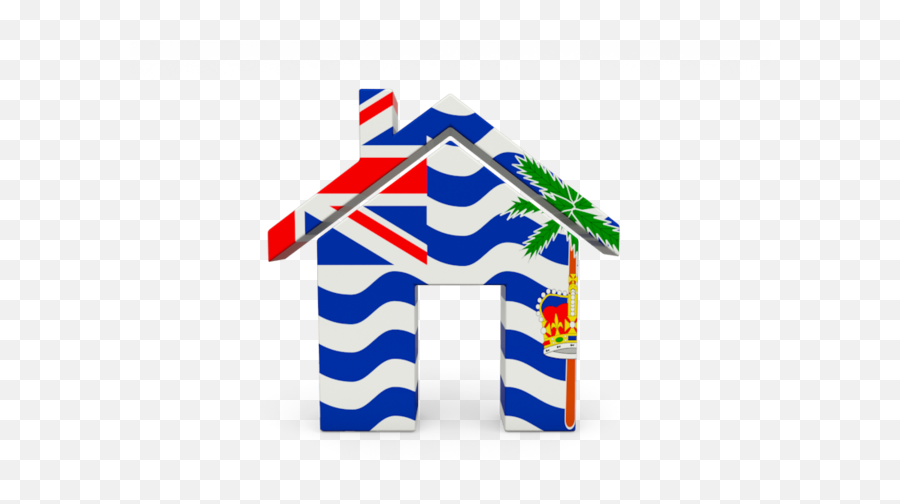 Home Icon Download Flag Icon Of British Indian Ocean - Horizontal Emoji,English Flag Emoji