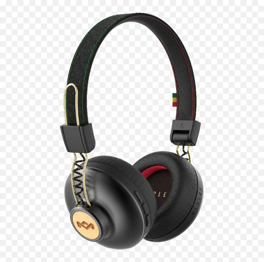 Positive Vibration 2 Wireless Bluetooth Headphones - Rasta Marley Headphones Emoji,Headset Emoji