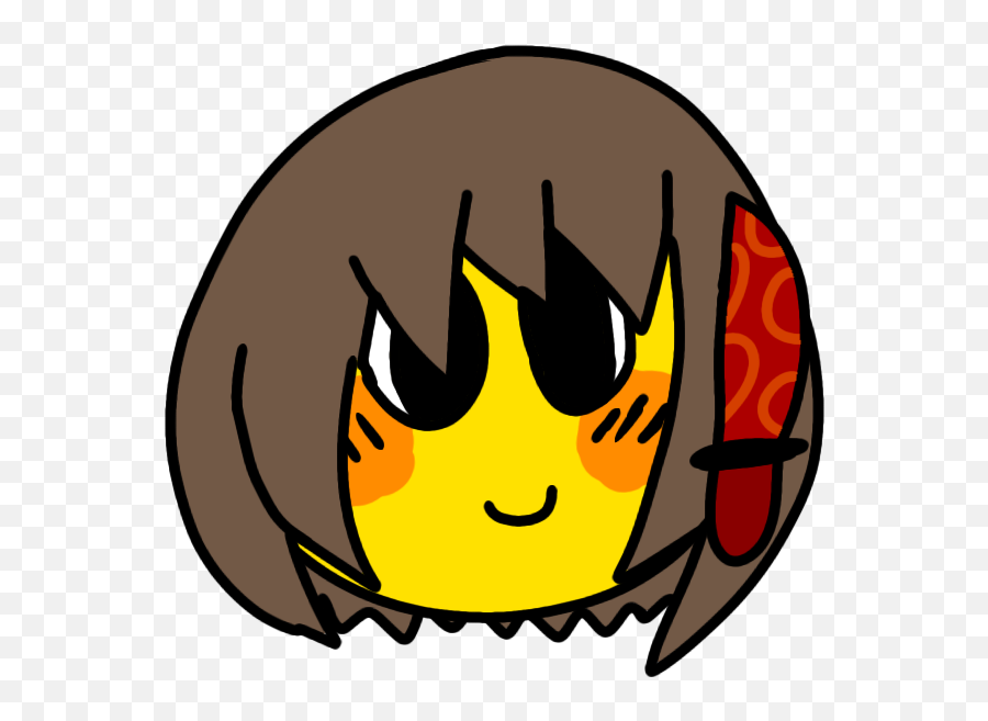 Cursed Chara Emoji Undertale - Happy,Forever Emoji