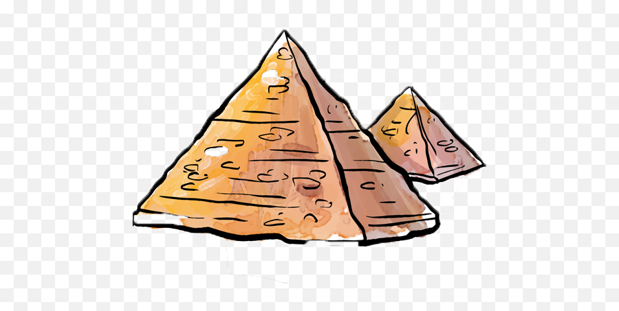 Egyptian Pyramids De Piramides - Cartoon Pyramid Png Emoji,Egyptian Emoji
