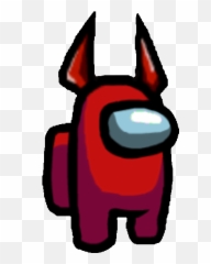 Among Us Amongus Red Plunger Sticker - Red Among Us Character With Devil Horns Emoji,Emoji Plunger