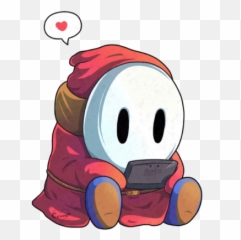 Shygal Cosplay - Shy Guy Mario Cute Emoji,Boobie Emoji