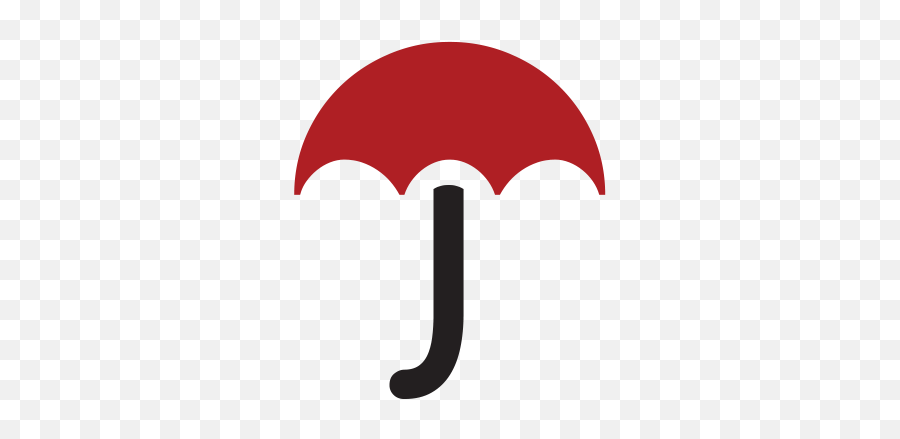 Umbrella With Rain Drops Emoji For Facebook Email Sms - Red Umbrella Emoji Transparent,Umbrella Emoji