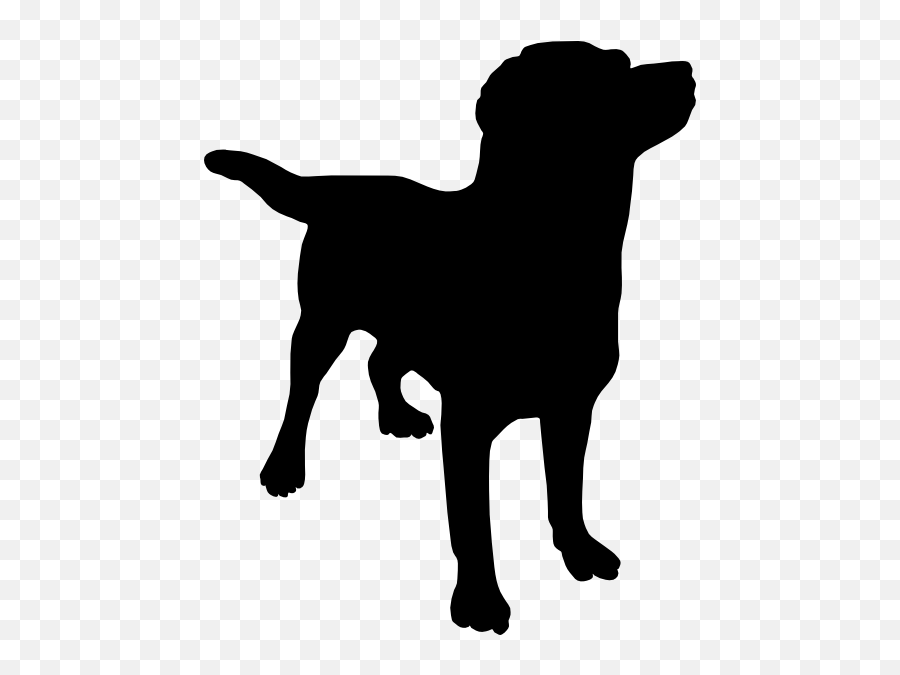Pit Bull Labrador Retriever Boxer Puppy - Dog Silhouette Clipart Emoji,Boxer Dog Emoji
