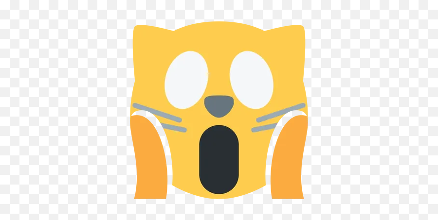 Large Emoji Icons - Weary Cat Face Emoji,Scary Emoji