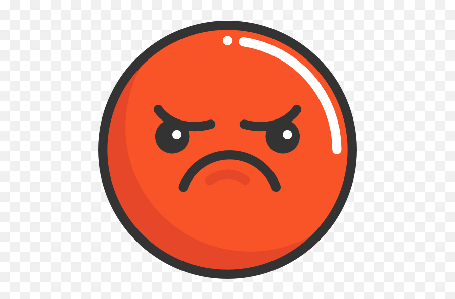 Emoji Feelings Smileys Angry Emoticons Icon - Transparent Angry Face Png,Tomato Emoji