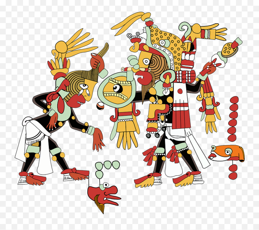 Mayan Aztec Inca - Mayan Gods Emoji,Mexican Emoji