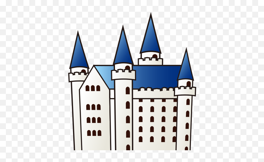 European Castle Emoji For Facebook Email Sms - Castle Emoji,Castle Emoji