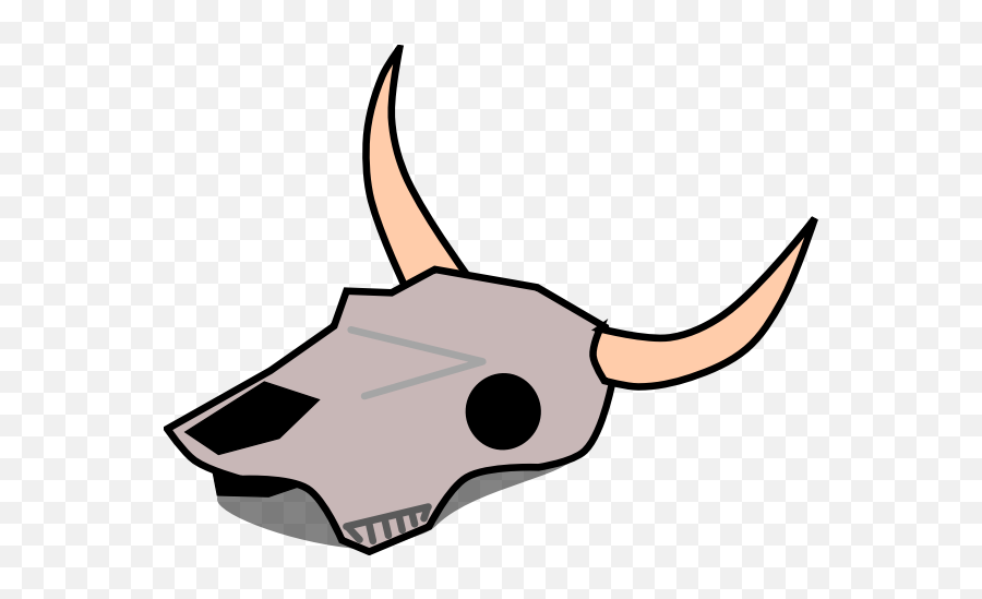 Cow Skull - Bull Skull Cartoon Emoji,Skull Water Skull Emoji