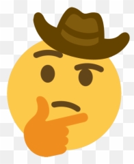 Discord Emoji - Sad Cowboy Transparent