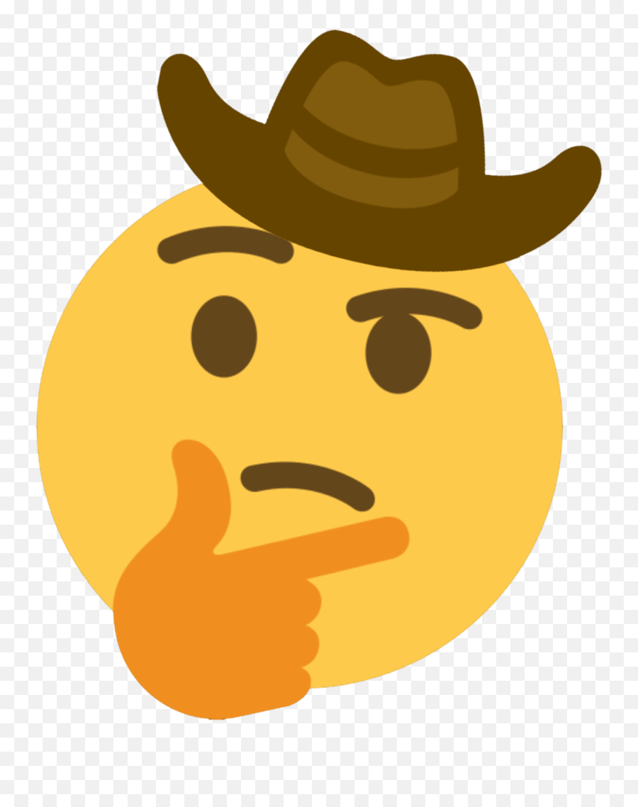 Sad Cowboy Emoji Text