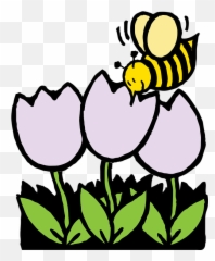Bee And Flower Clipart Emoji