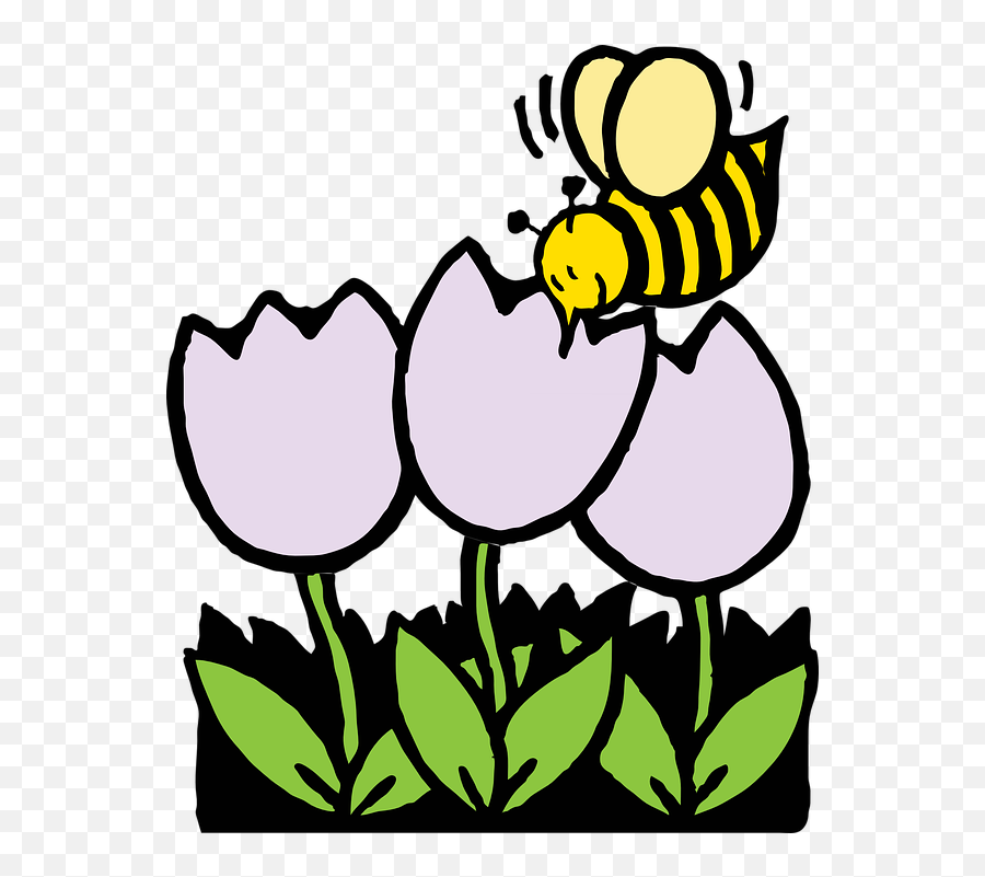 Bee And Flower Clipart Emoji,Blessed Emoticon